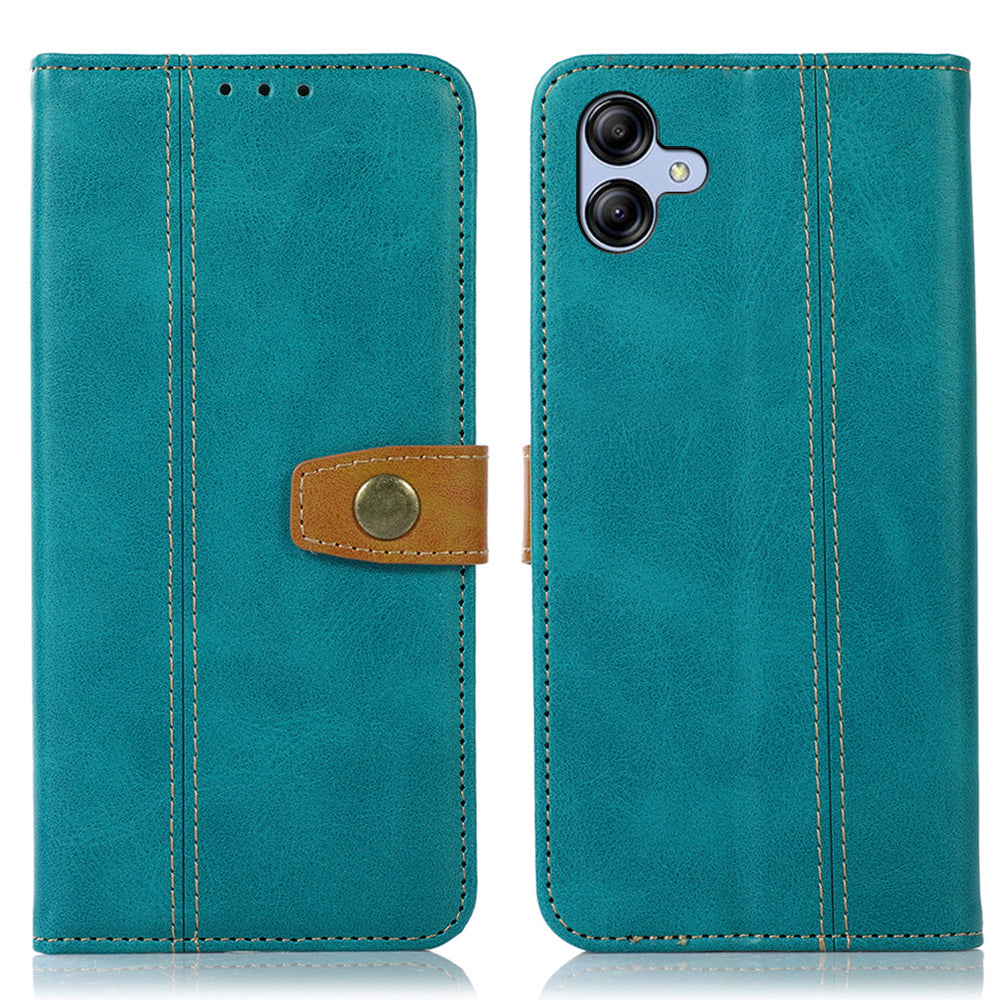 For Samsung Galaxy A05 4G Case Anti-Scratch Leather Wallet Stand Calf Texture Phone Cover For Samsung Galaxy A05 4G Case Anti-Scratch Leather Wallet Stand Calf Texture Phone Cover